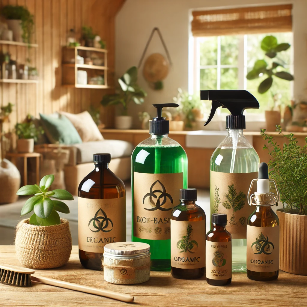 toxin-free home with eco-friendly cleaning products